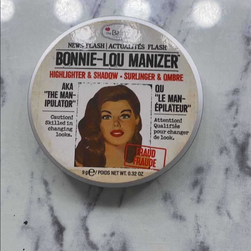 The balm highlighter and shadow